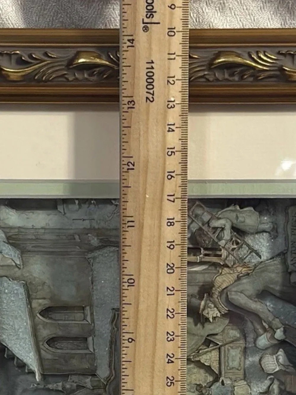 VTG Anton Pieck Die Cut 3D Shadow Box Victorian~Apotheek~Matted Paper Tole